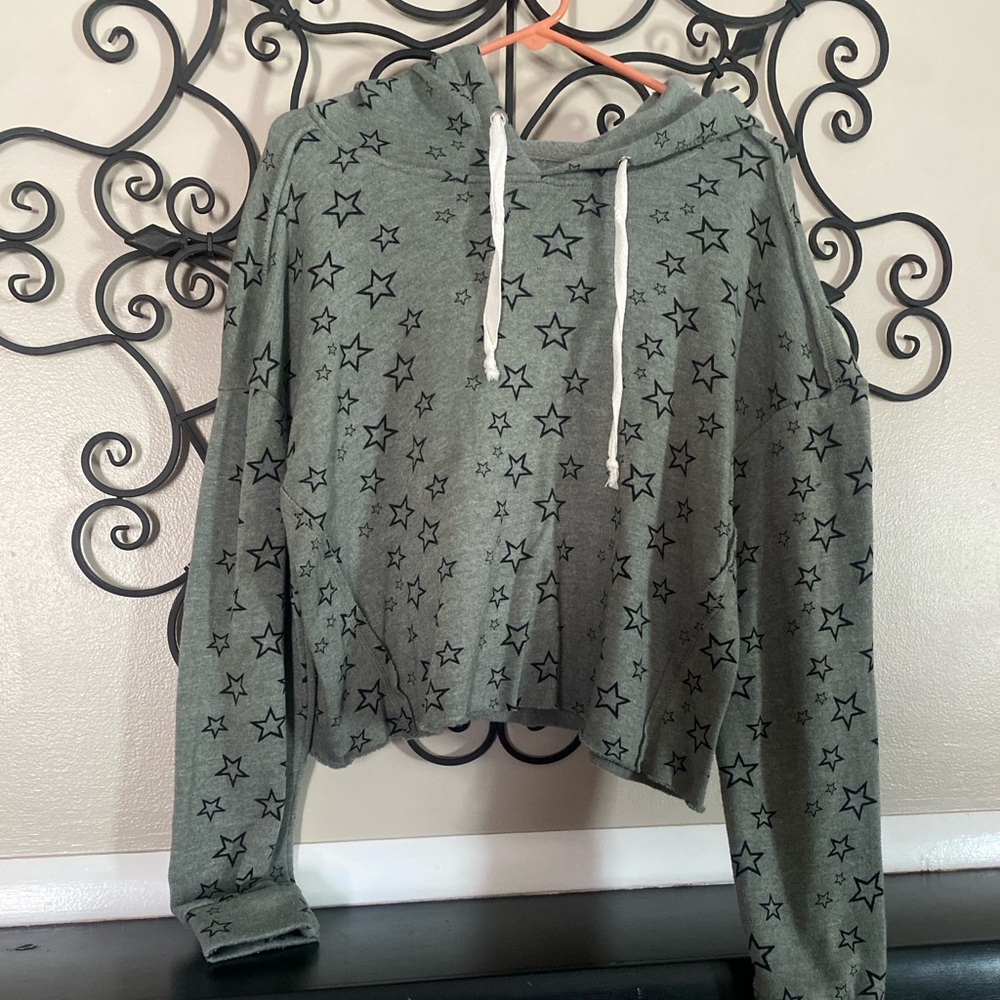 MV Sport Gray Star Hoodie